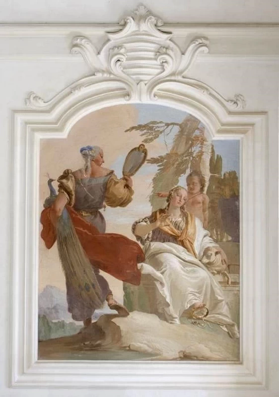 L'Umiltà scaccia la Superbia - Monteviale, Villa Loschi Zileri dal Verme Motterle